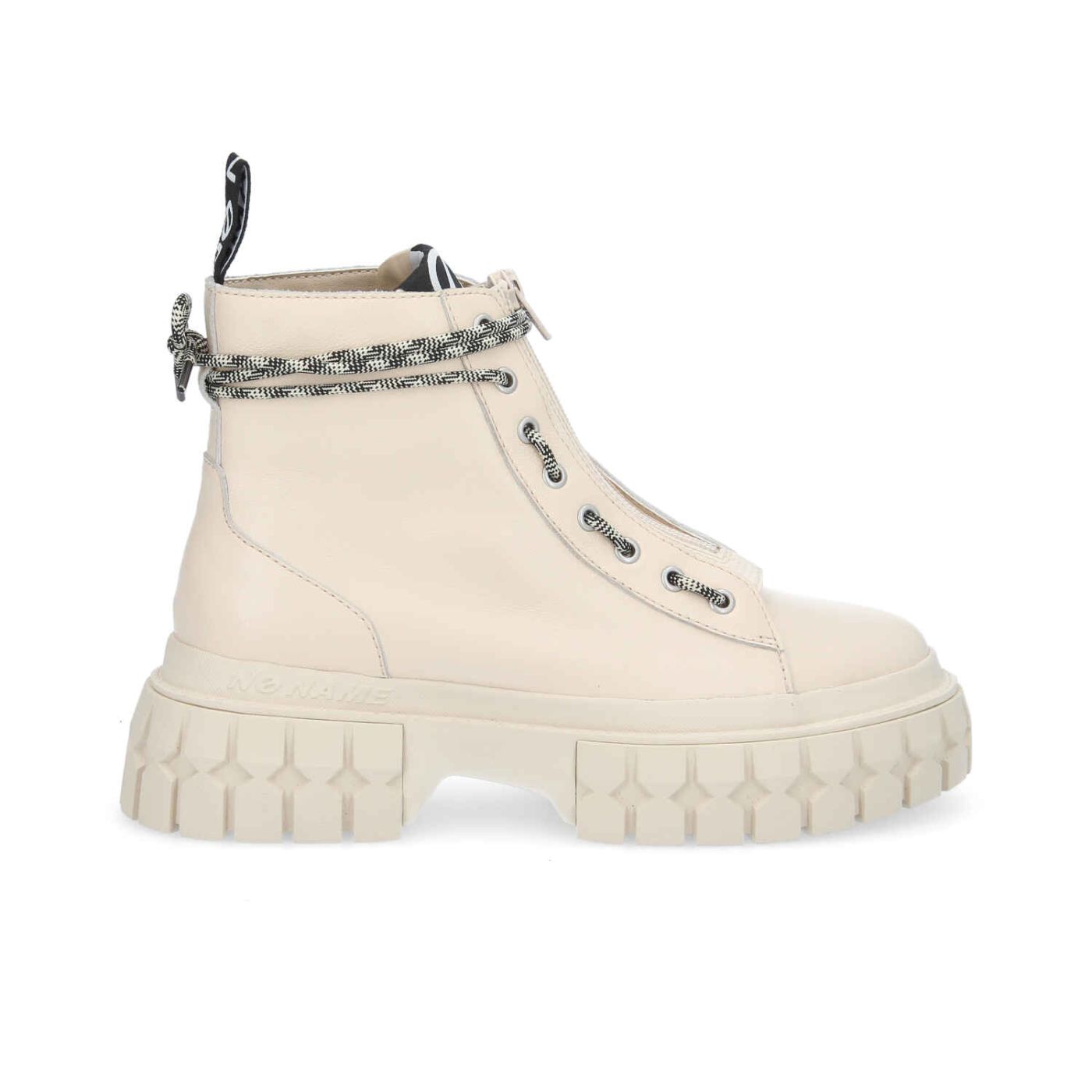 GRAVITEE ZIP BOOTS W  -  NAPPA GRAIN  - BIANCO SPORCO